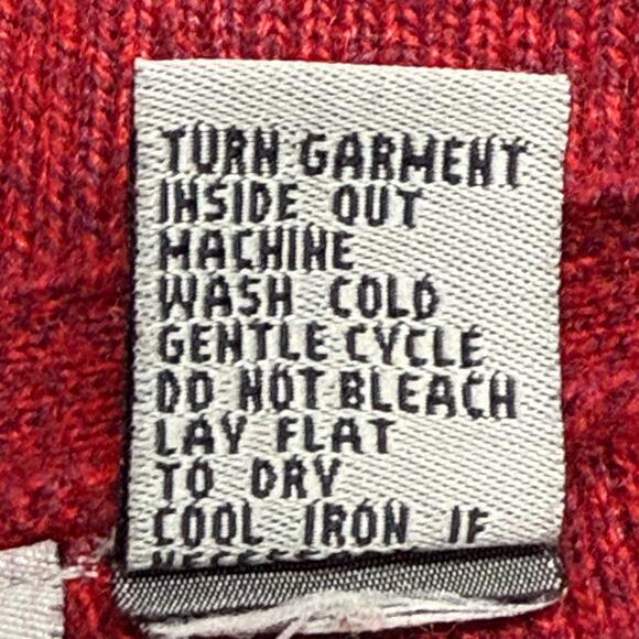 Maggie Barnes Cardigan Womens 3X Red Button Up Holiday Christmas Sweater Office - Picture 8 of 9